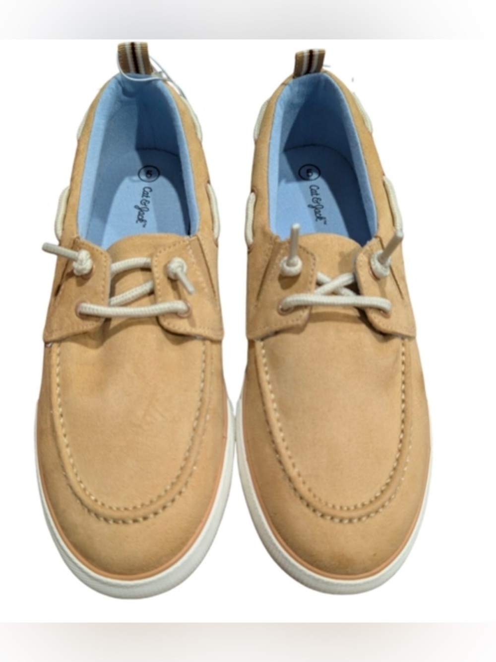 NEW- Kids Sz.5 Cat & Jack
Reece Slip On Boat Shoes Beige
Casual loafers